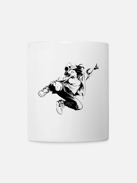 Breakdancerin - Tasse - Weiß