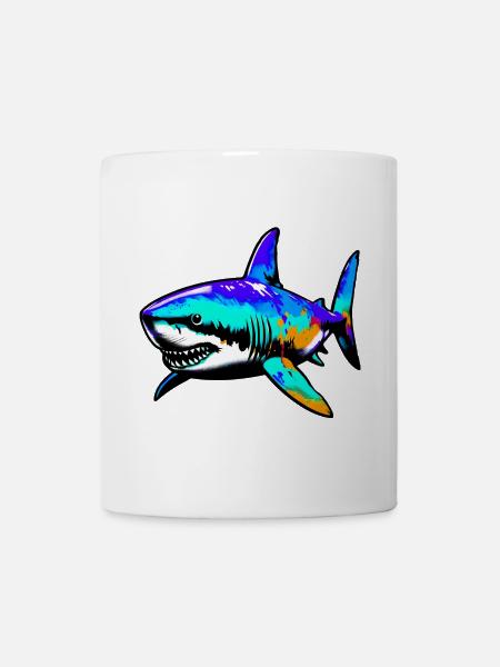 Hai - Tasse - Weiß