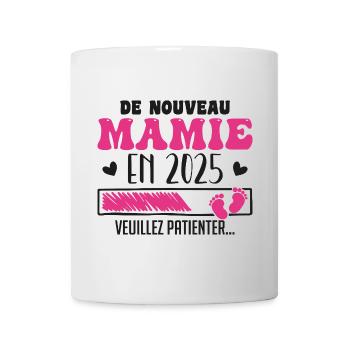 Pregnancy Grandma Again Granny 2025 - Mug - white - Front