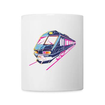 Train Retro - Mug - white - Front