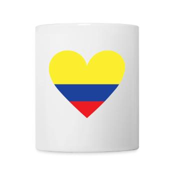 Colombia Heart - Tasse - Weiß - Vorne