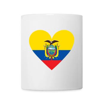 Ecuador Heart - Mug - white - Front