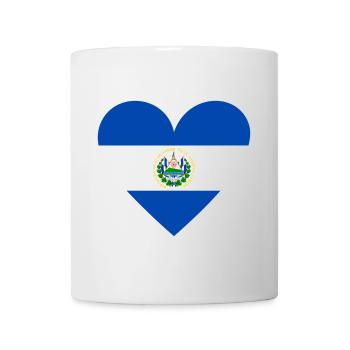 El Salvador Heart - Mug - white - Front