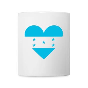 Honduras Cœur - Mug blanc - blanc - Devant