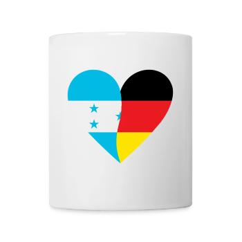 Honduras Germany Heart - Mug - white - Front