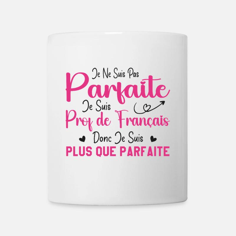 Femme Humour Professeur de Français - Mug blanc - blanc