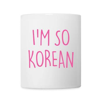 JE SUIS TELLEMENT CORÉEN CORÉEN - Mug blanc - blanc - Devant
