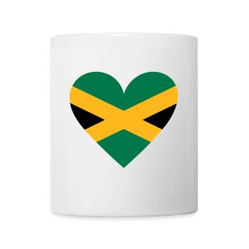 Cœur de la Jamaïque - Mug blanc - blanc - Devant