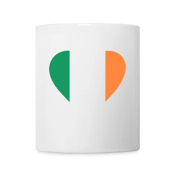 Cœur d’Irlande - Mug blanc - blanc - Devant
