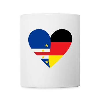 Cap-Vert Allemagne Cœur - Mug blanc - blanc - Devant