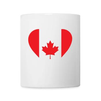 Canada Cœur - Mug blanc - blanc - Devant