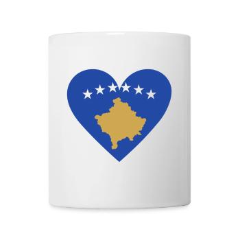 Kosovo Heart - Tasse - Weiß - Vorne