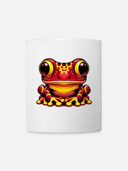 Frosch - Tasse - Weiß
