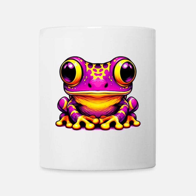 Frosch - Tasse - Weiß