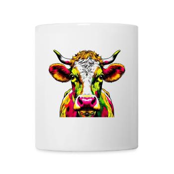 Vache - Mug blanc - blanc - Devant