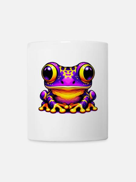 Frosch - Tasse - Weiß