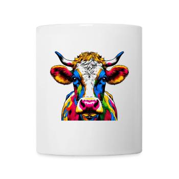 Vache - Mug blanc - blanc - Devant