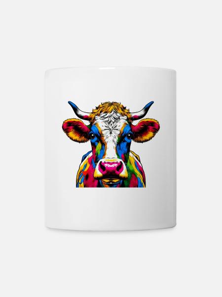Kuh - Tasse - Weiß