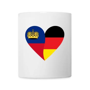 Liechtenstein Germany Heart - Mug - white - Front