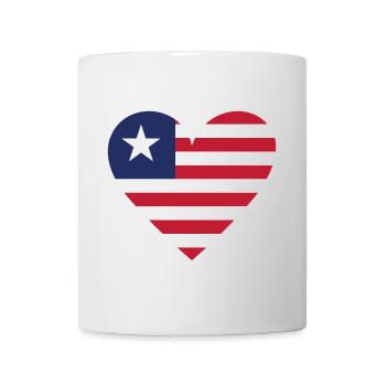 Liberia Heart - Mug - white - Front