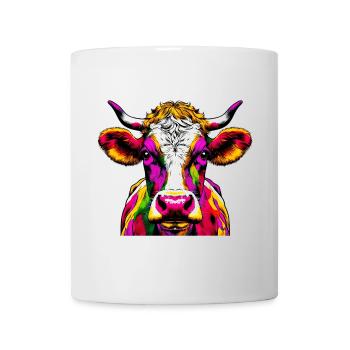 Kuh - Tasse - Weiß - Vorne
