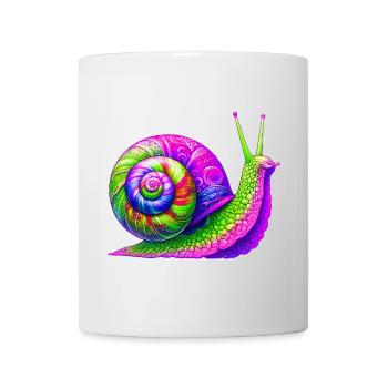 Escargot - Mug blanc - blanc - Devant