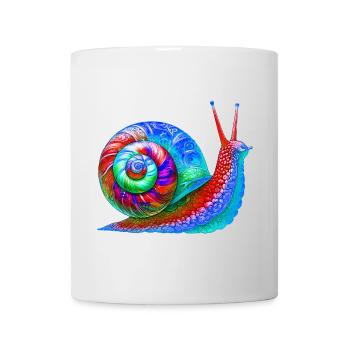 Escargot - Mug blanc - blanc - Devant
