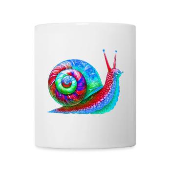 Escargot - Mug blanc - blanc - Devant