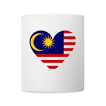 Malaysia Heart - Tasse - Weiß - Vorne