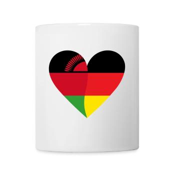 Malawi Germany Heart - Mug - white - Front