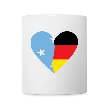 Micronesia Germany Heart - Tasse - Weiß - Vorne