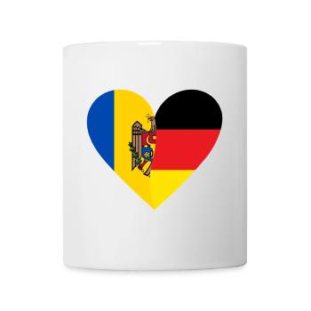 Moldova Germany Heart - Mug - white - Front