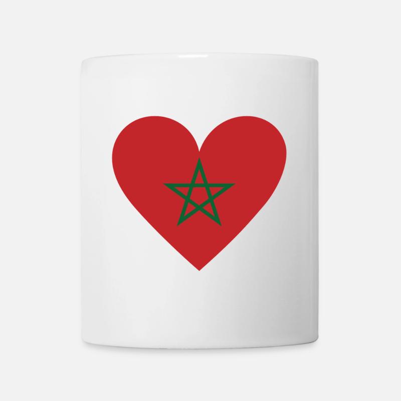 Cœur Maroc - Mug blanc - blanc