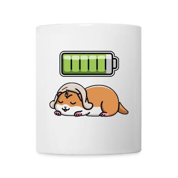 Hamster Sleeping Recharging Night Bedtime - Tasse - Weiß - Vorne