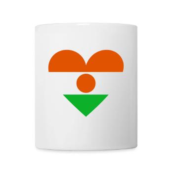 Niger Heart - Mug - white - Front