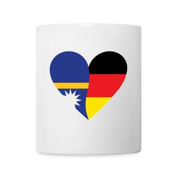 Nauru Germany Heart - Mug - white - Front
