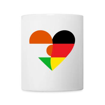 Niger Germany Heart - Mug - white - Front