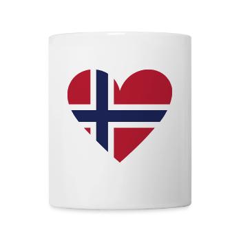 Norway Heart - Tasse - Weiß - Vorne