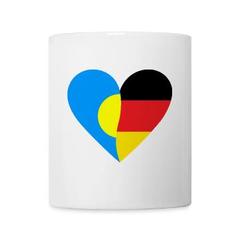 Palau Germany Heart - Tasse - Weiß - Vorne