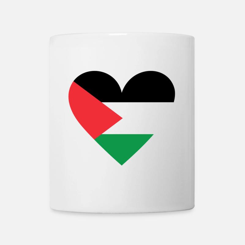 Palestine Heart - Mug - white