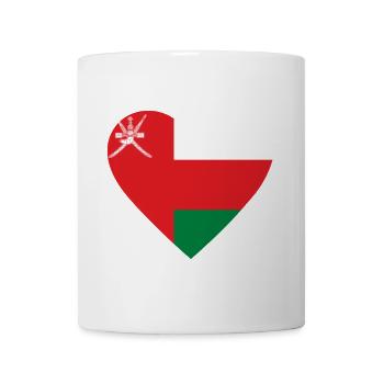 Oman Heart - Tasse - Weiß - Vorne