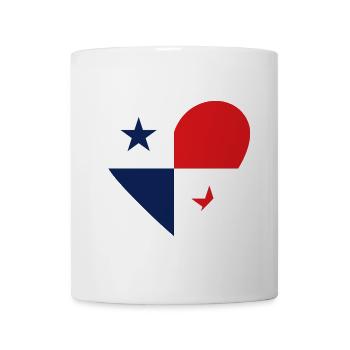 Cœur de Panama - Mug blanc - blanc - Devant