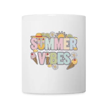 Ambiance estivale bohème - Mug blanc - blanc - Devant
