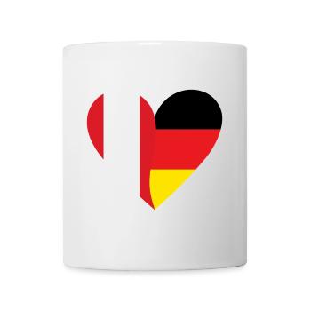 Peru Germany Heart - Mug - white - Front