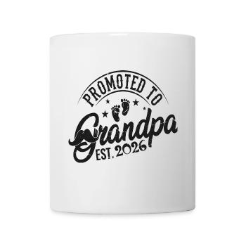 Promu au rang de grand-père 2026 Futur grand-père - Mug blanc - blanc - Devant