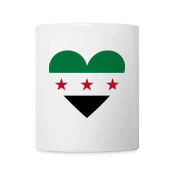 Cœur de Syrie - Mug blanc - blanc - Devant