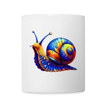 Escargot - Mug blanc - blanc - Devant