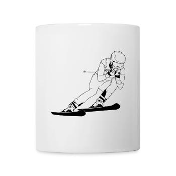 Ski Alpine - Tasse - Weiß - Vorne