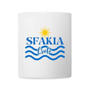 Sun and Waves SFAKIA T-Shirt Design - Mug - white - Front