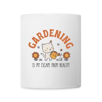 Gardening Is My Escape From Reality - Mug - white - Front
